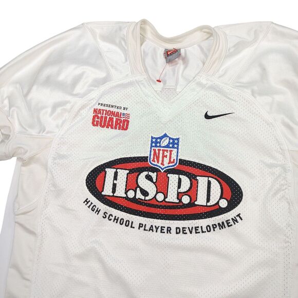 (READ) Team Nike NFL High School Player Development Football Jersey Men XL White - Picture 5 of 13